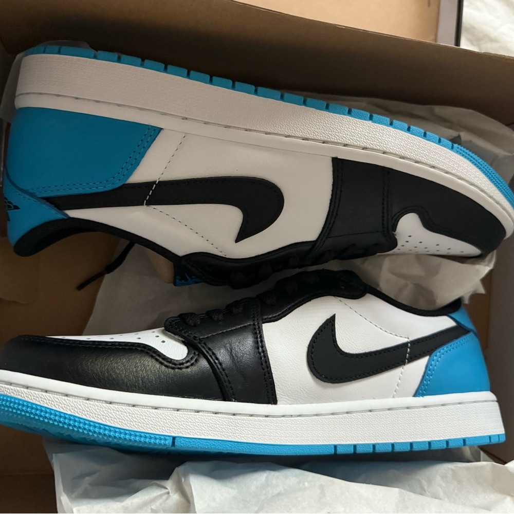 Jordan Air Retro Low OG in Black and Blue